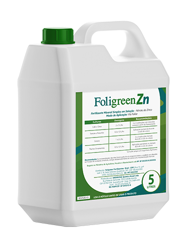Fertilizante Foliar Zn Foligreen